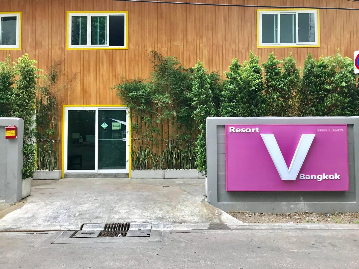 Resort V - MRT Huai Khwang Bangkok Exterior foto